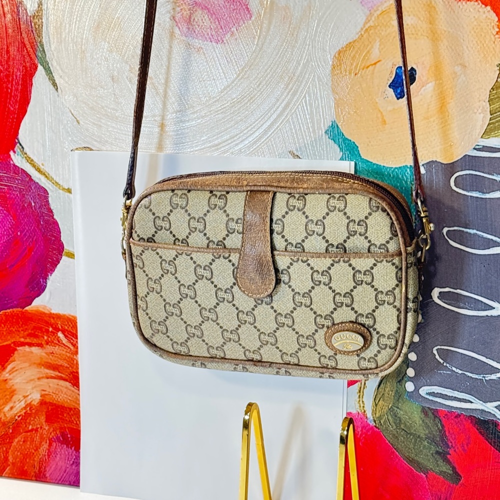Gucci Plus Monogram Crossbody Bag